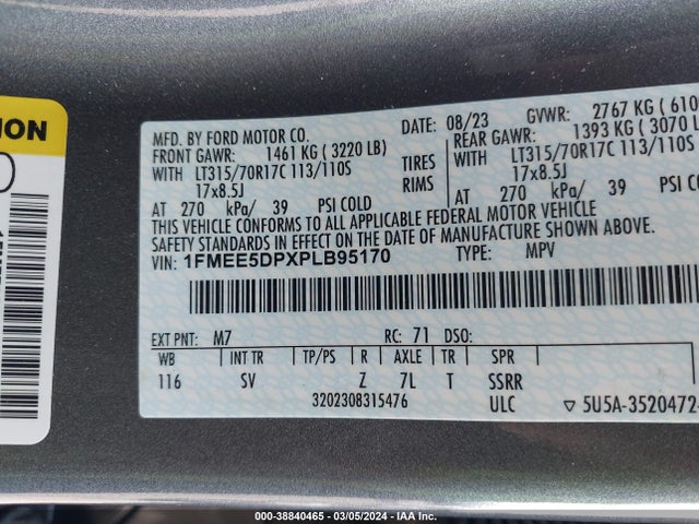 Ford Bronco Big Bend 2023 1FMEE5DPXPLB95170 Image 9