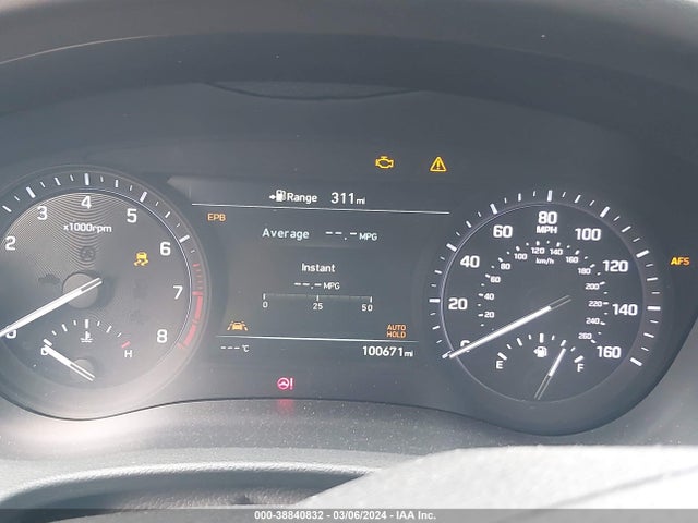 KMHGN4JB0JU222227 Genesis G80 3.3t Sport