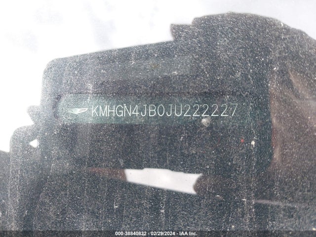KMHGN4JB0JU222227 Genesis G80 3.3t Sport