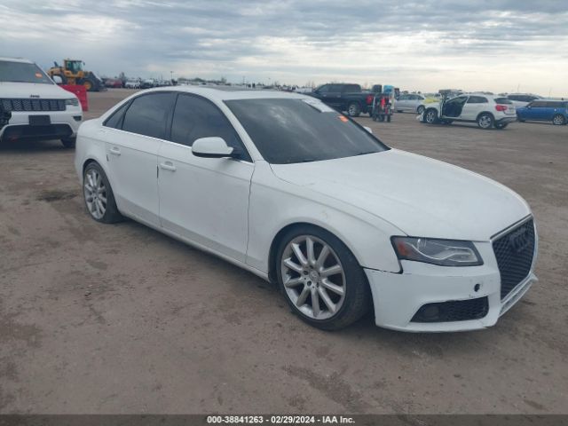 2012 AUDI A4 WAUAFAFL1CN001608
