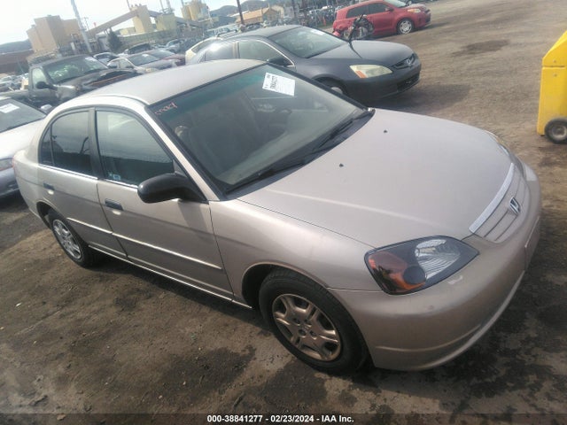 2001 Honda Civic Lx მანქანა იყიდება აუქციონზე, vin: 2HGES16551H554206, აუქციონის ნომერი: 38841277
