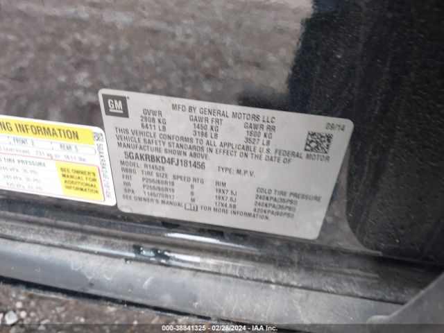 5GAKRBKD4FJ181456 Buick Enclave Leather