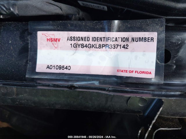 1GYS4GKL8PR337142 Cadillac Escalade 4wd Sport Platinum