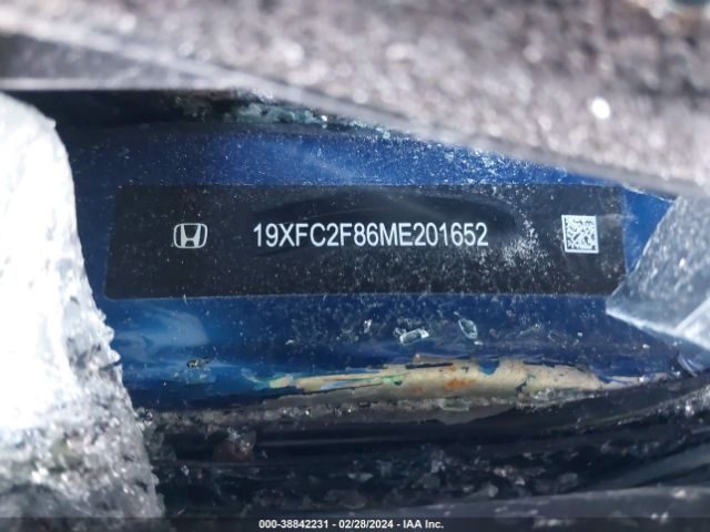19XFC2F86ME201652 Honda Civic Sport