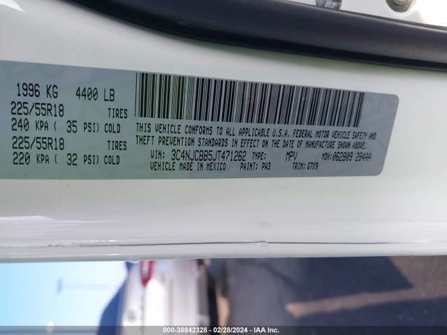 Jeep Compass Altitude Fwd 2018 3C4NJCBB5JT471262 Image 9