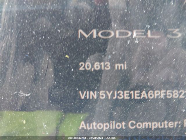 5YJ3E1EA6PF582137 Tesla Model 3 Rear-wheel Drive