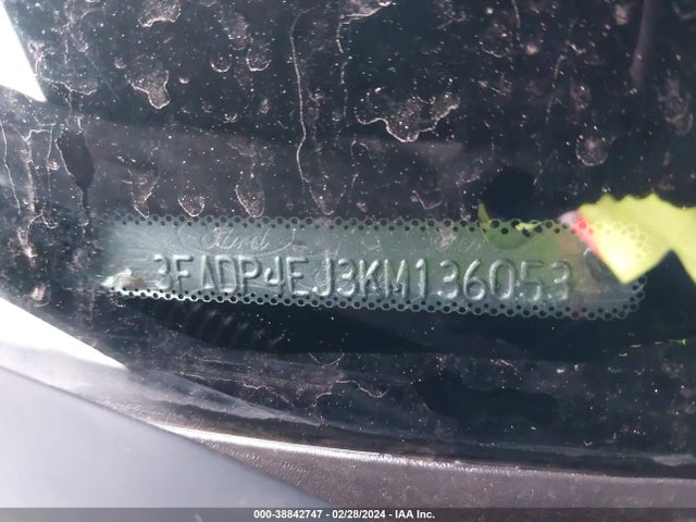 Ford FIESTA SE 2019 3FADP4EJ3KM136053 Image 9
