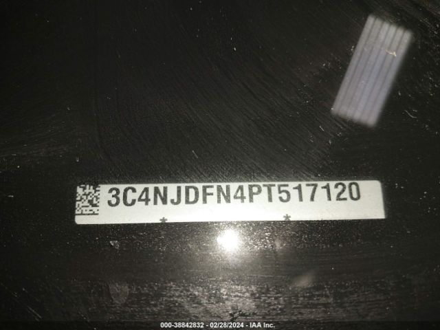 3C4NJDFN4PT517120 Jeep Compass Latitude Lux Fwd