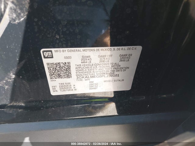 GMC Terrain Fwd Sle 2023 3GKALMEG0PL230101 Image 9