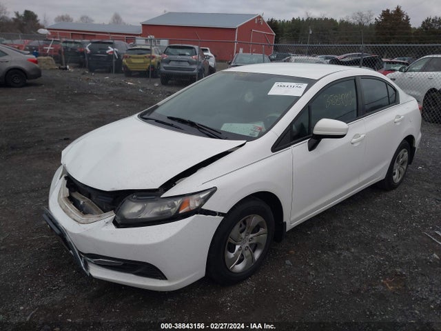 Honda Civic Lx 2014 2HGFB2F5XEH540141 Image 2