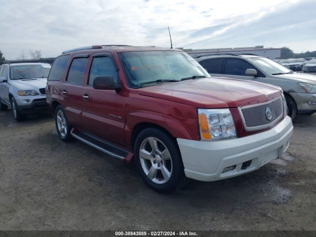 Auction sale of the 2002 Cadillac Escalade, vin: 1GYEC63T62R212979, lot number: 38843885