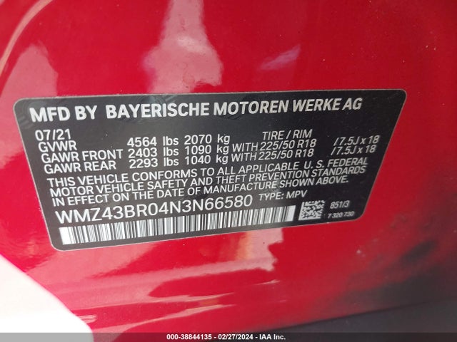 2022 MINI COUNTRYMAN WMZ43BR04N3N66580 Photo 8