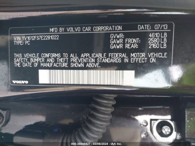 YV1612FS7E2281022 Volvo S60