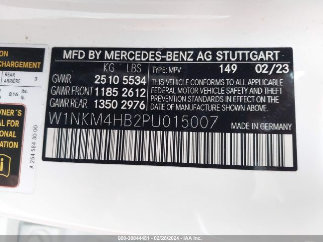 W1NKM4HB2PU015007 Mercedes-Benz Glc 300 Suv