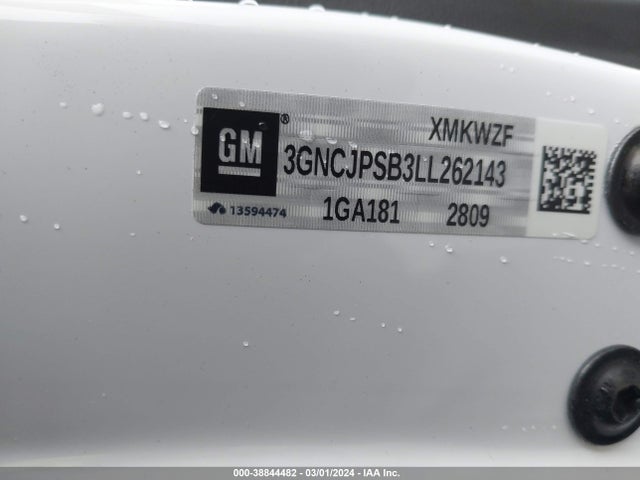 Chevrolet Trax Awd Lt 2020 3GNCJPSB3LL262143 Image 9