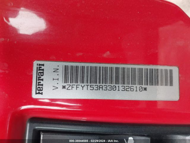 2003 FERRARI 360 MODENA ZFFYT53A330132610 Photo 8