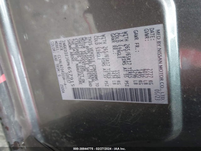 Nissan Frontier Sv 4x2 2023 1N6ED1EJ6PN657915 Image 9