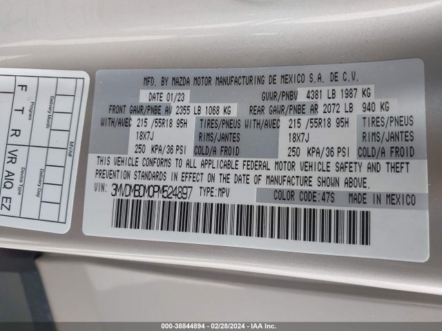 Mazda Cx-30 2.5 S Premium 2023 3MVDMBDM0PM524897 Image 9