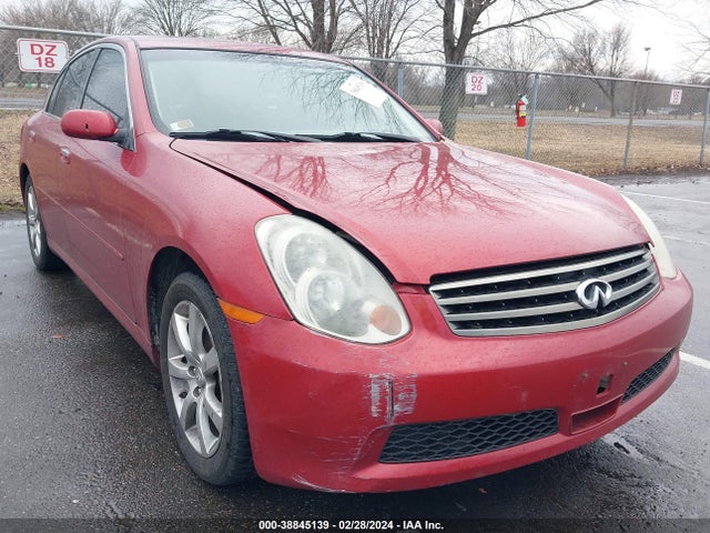 2006 INFINITI G35X VIN: JNKCV51F36M607458