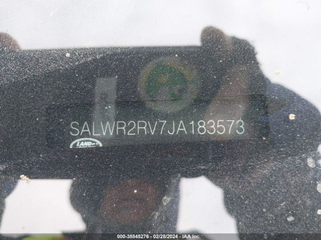 SALWR2RV7JA183573 Land Rover Range Rover Sport Hse