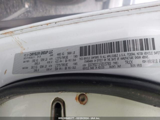 3C6TR5DT1FG515783 RAM 2500 Slt