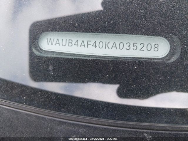 WAUB4AF40KA035208 Audi S4 3.0t Premium