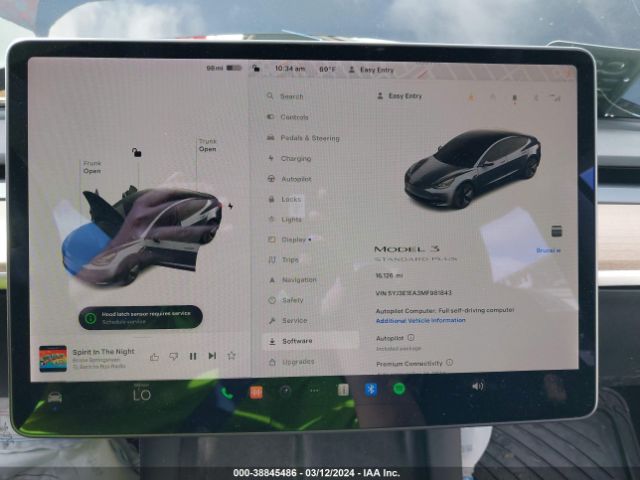 5YJ3E1EA3MF981843 Tesla Model 3 Standard Range Plus Rear-wheel Drive