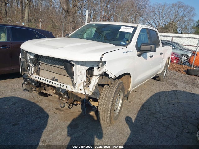 2021 CHEVROLET SILVERADO 1500 4WD STANDARD BED WT VIN: 3GCUYAEF0MG423546