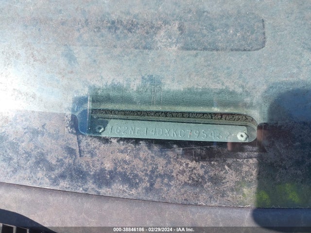 1989 PONTIAC GRAND AM LE VIN: 1G2NE14DXKC795462