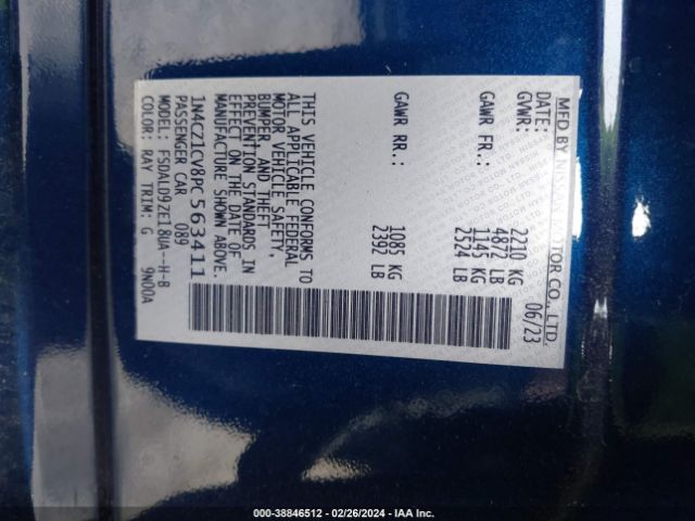 1N4CZ1CV8PC563411 Nissan Leaf Sv Plus