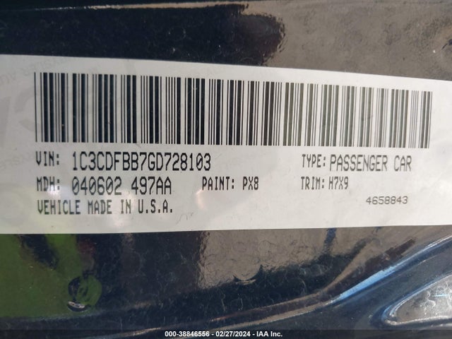 Dodge DART SXT 2016 1C3CDFBB7GD728103 Image 9