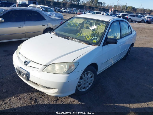 2005 HONDA CIVIC LX VIN: 2HGES16505H621803