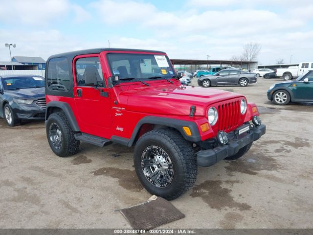 2001 JEEP WRANGLER 1J4FA49S01P316875