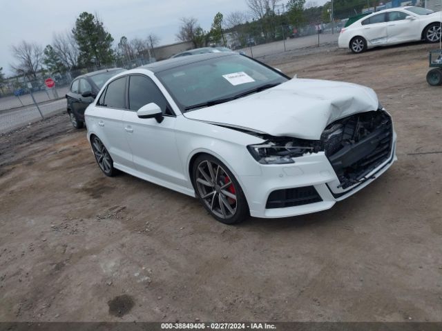 38849406 :رقم المزاد ، WAUB1GFF4J1012560 vin ، 2018 Audi S3 2.0t Premium Plus/2.0t Tech Premium Plus مزاد بيع