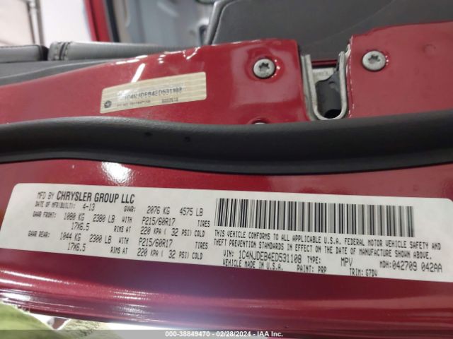 1C4NJDEB4ED531108 Jeep Compass Latitude