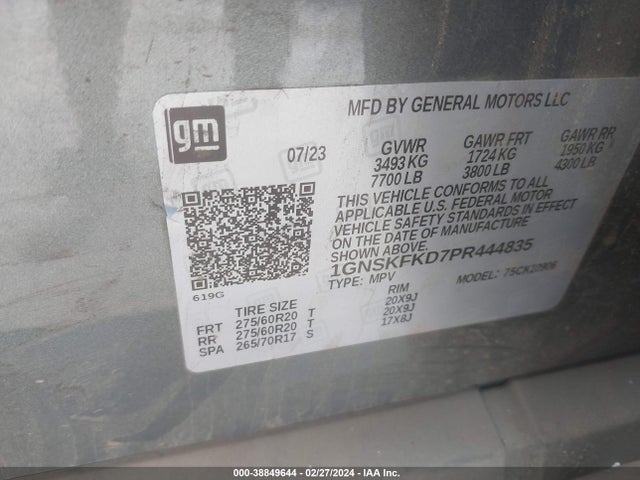 Chevrolet Suburban 4wd Premier 2023 1GNSKFKD7PR444835 Image 9