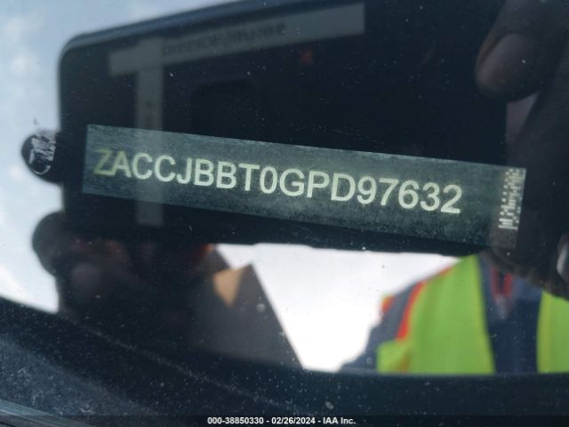 ZACCJBBT0GPD97632 Jeep Renegade Latitude