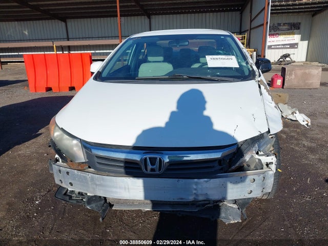 2012 HONDA CIVIC LX VIN: 19XFB2F59CE092174