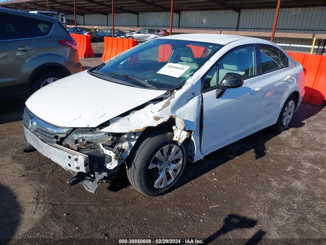 2012 HONDA CIVIC LX VIN: 19XFB2F59CE092174