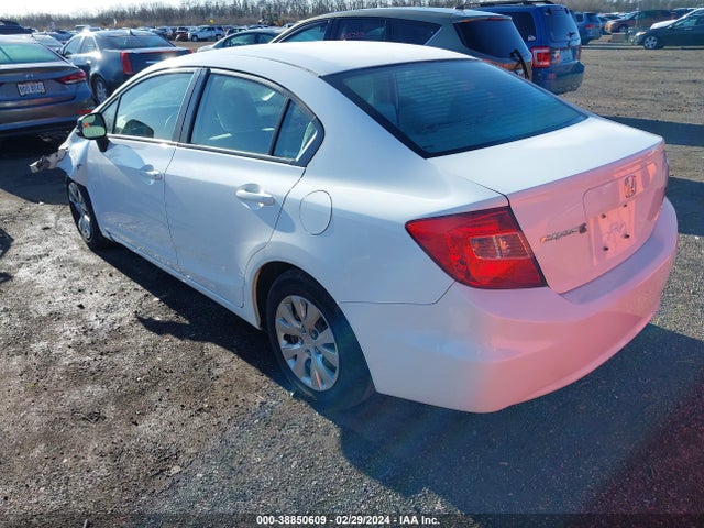 2012 HONDA CIVIC LX VIN: 19XFB2F59CE092174