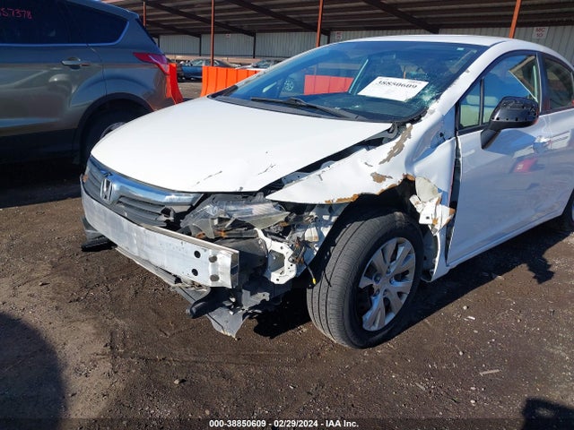 2012 HONDA CIVIC LX VIN: 19XFB2F59CE092174