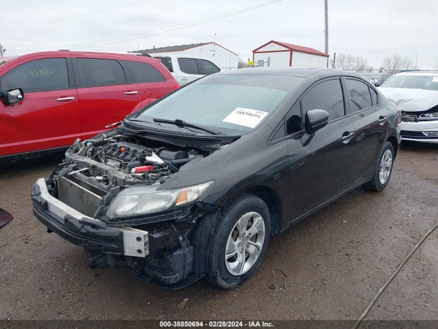 Honda Civic Lx 2014 2HGFB2F58EH537707 Image 2