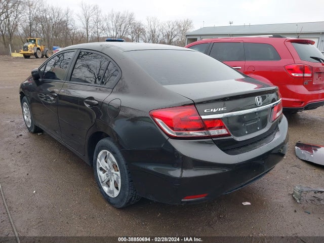 Honda Civic Lx 2014 2HGFB2F58EH537707 Image 3