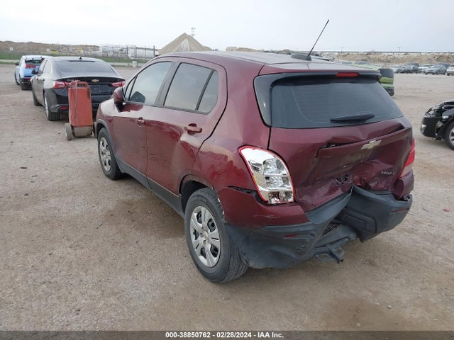 Chevrolet Trax 1ls 2016 3GNCJKSB2GL236657 Image 3