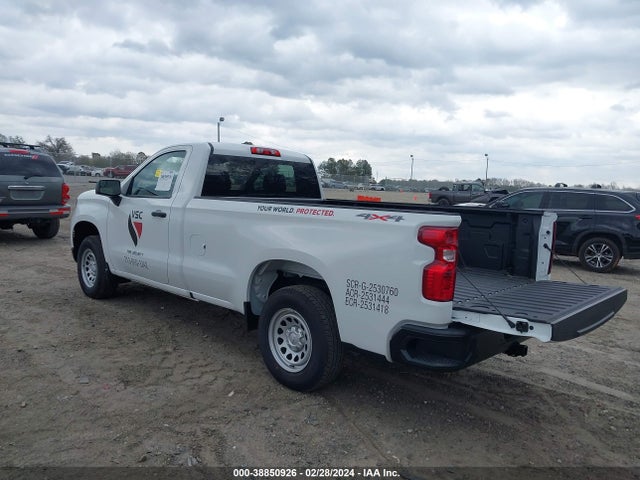Chevrolet Silverado 1500 4wd Regular Cab Long Bed Wt 2023 3GCNDAED4PG173960 Image 3