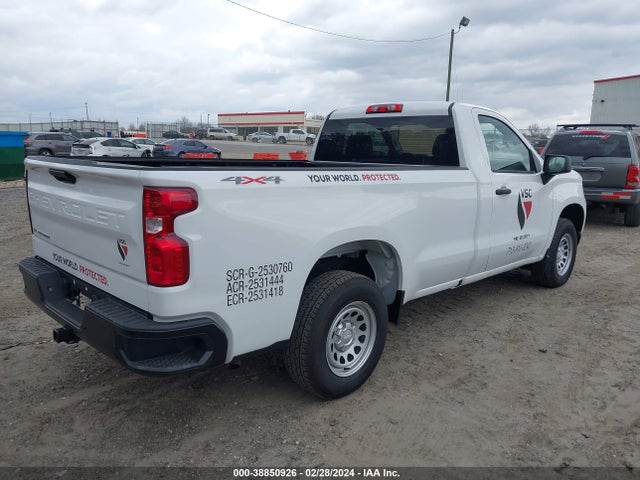 Chevrolet Silverado 1500 4wd Regular Cab Long Bed Wt 2023 3GCNDAED4PG173960 Image 4