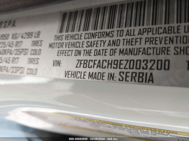 ZFBCFACH9EZ003200 Fiat 500l Lounge
