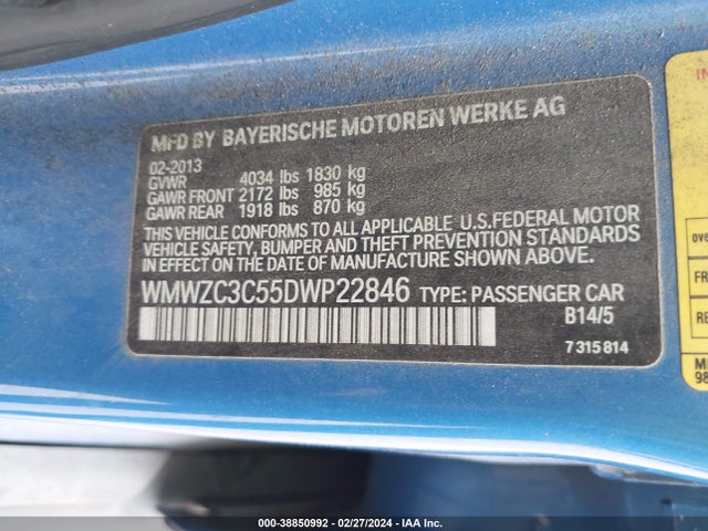 2013 MINI COUNTRYMAN WMWZC3C55DWP22846 Photo 8