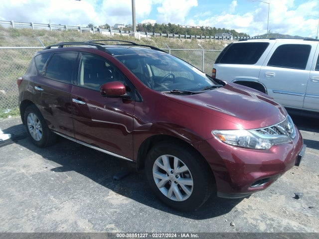 Продажа на аукционе авто 2012 Nissan Murano Sl, vin: JN8AZ1MU2CW118005, номер лота: 38851227