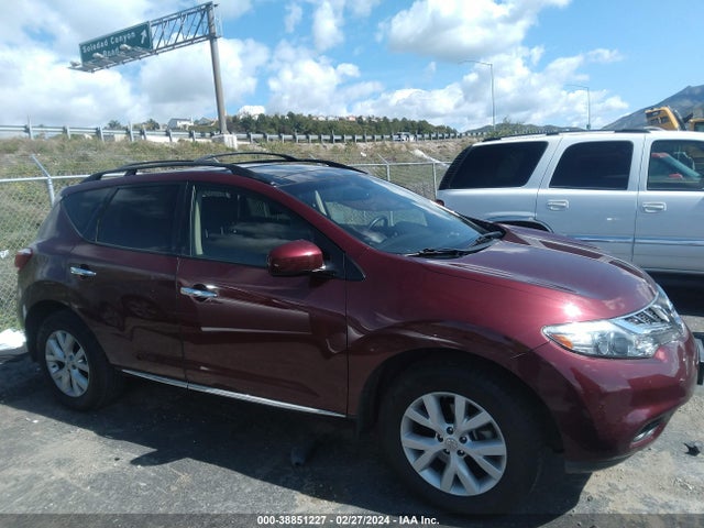 Продажа на аукционе авто 2012 Nissan Murano Sl, vin: JN8AZ1MU2CW118005, номер лота: 38851227